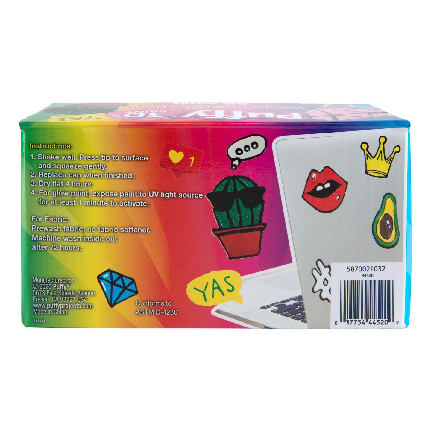 Puffy 3D Paint Value Pack 30 Pack