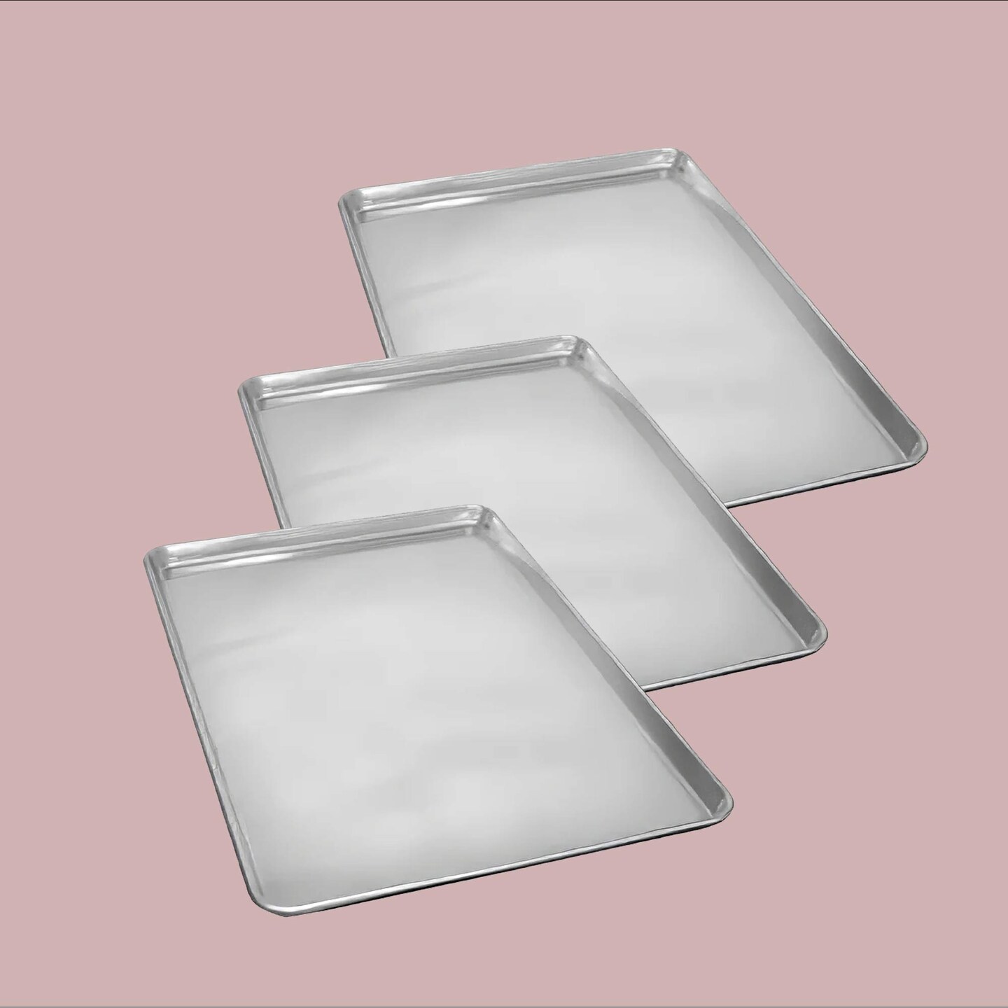 Full Size Sheet Pa 18" x 26" 19 Gauge Aluminum Non-Perforated Bakeware
