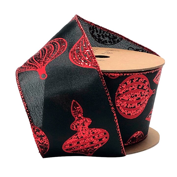 LaRibbons 2 1/2&#x22; Wired Ribbon | Ornaments | 10 Yard Roll