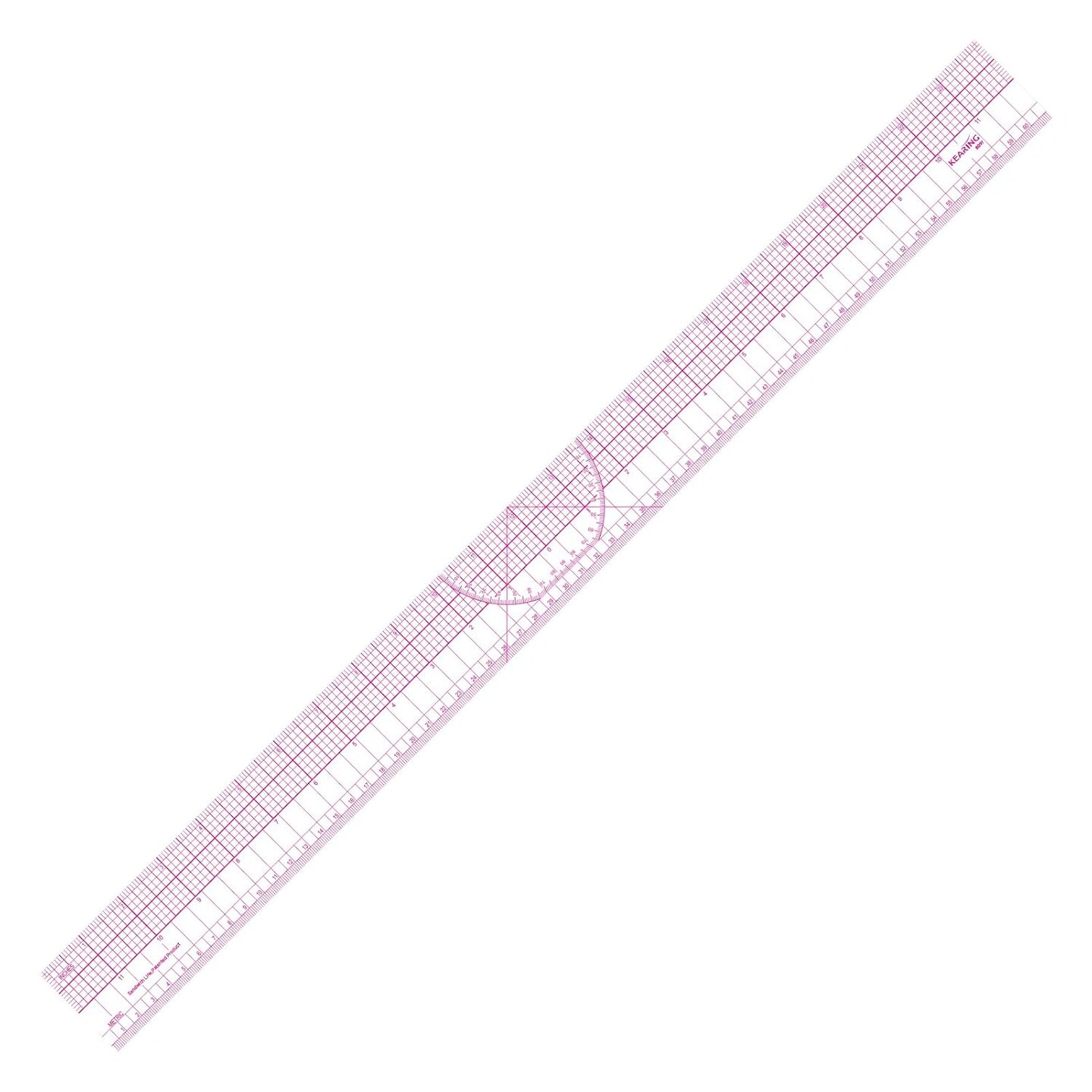 Kearing Clear Sewing Graph Ruler: Dual Scale Quilting Pattern Tool