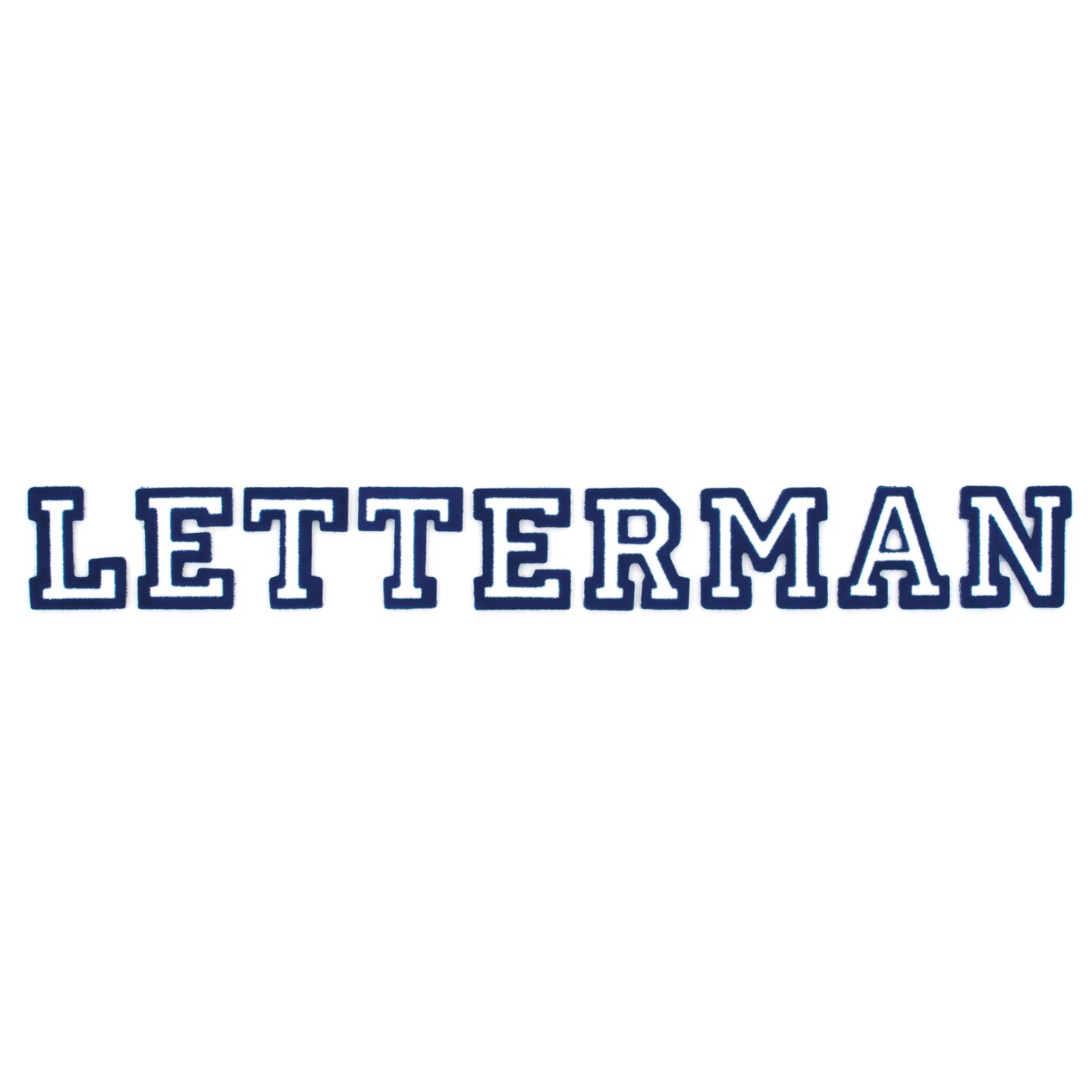 American Crafts Chipboard Alphabet Stickers 91/Pkg-Letterman - Sapphire Glitter