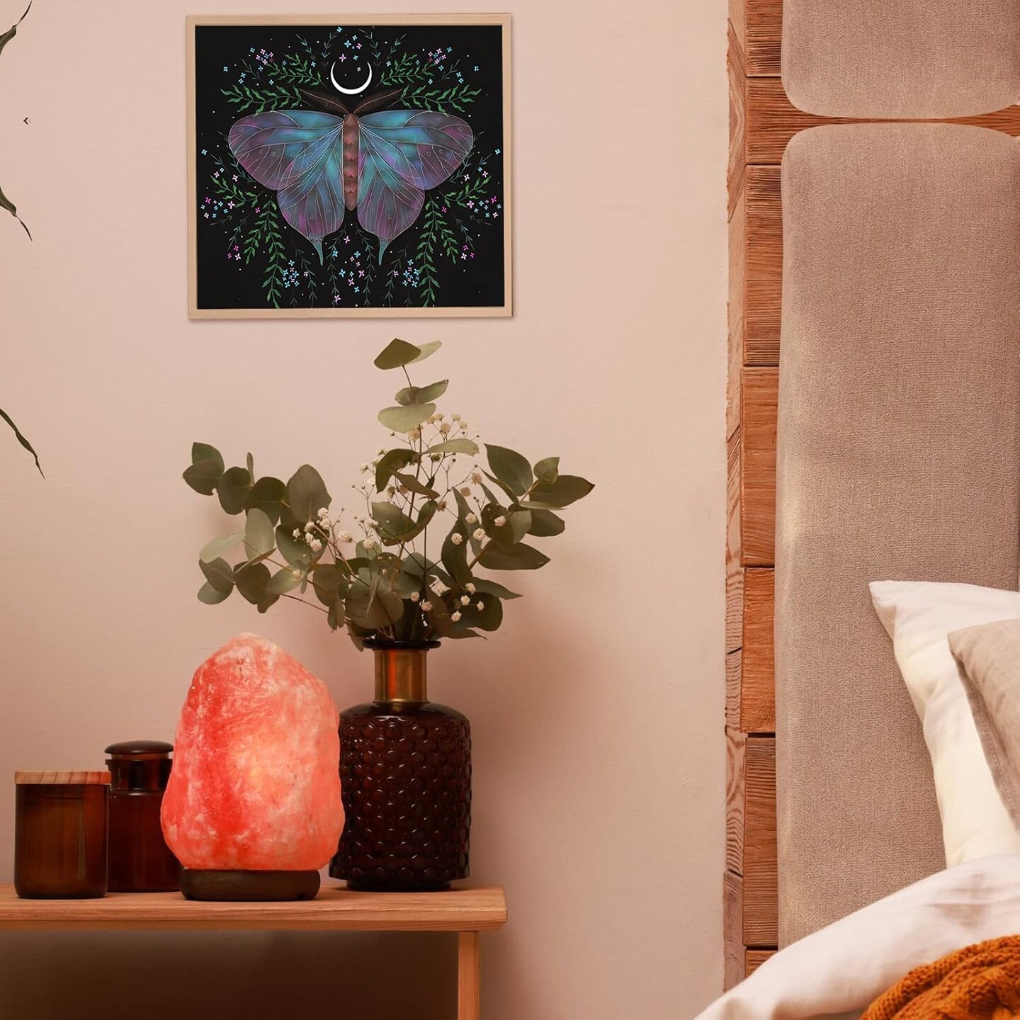 4 Sets Moth and Moon Diamond Painting 12.6 x 4.72 x 3.54 inches