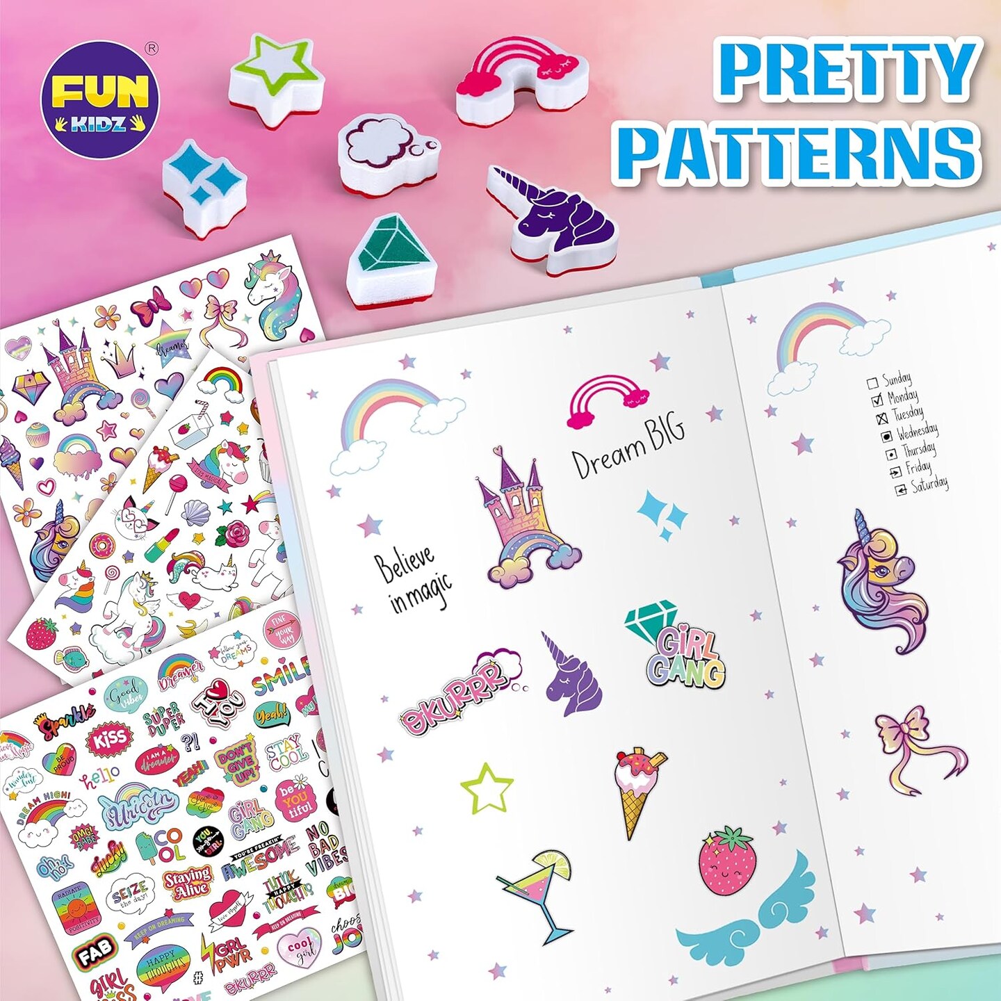 Unicorn Journal Kit for Girls