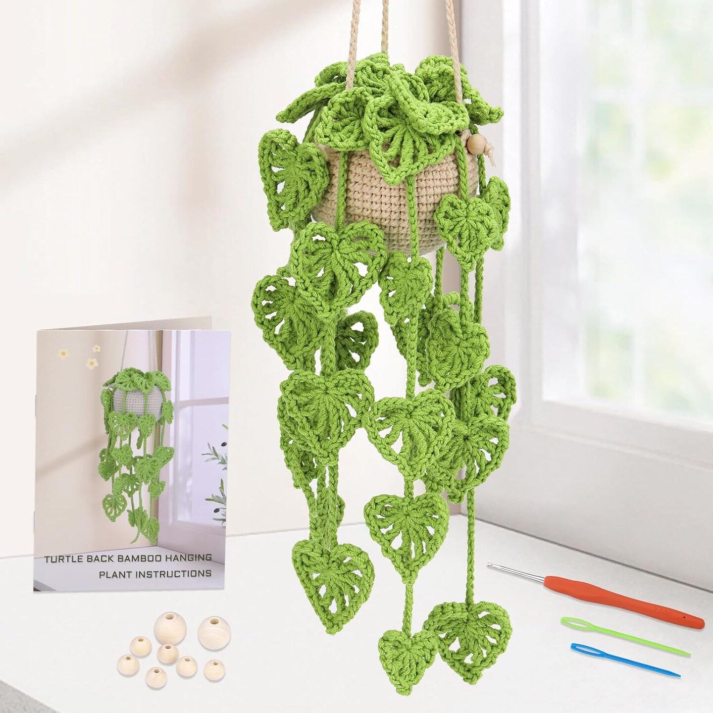 Beginners Crochet Kit Amigurumi Crochet Starter Kits( Plants Monstera