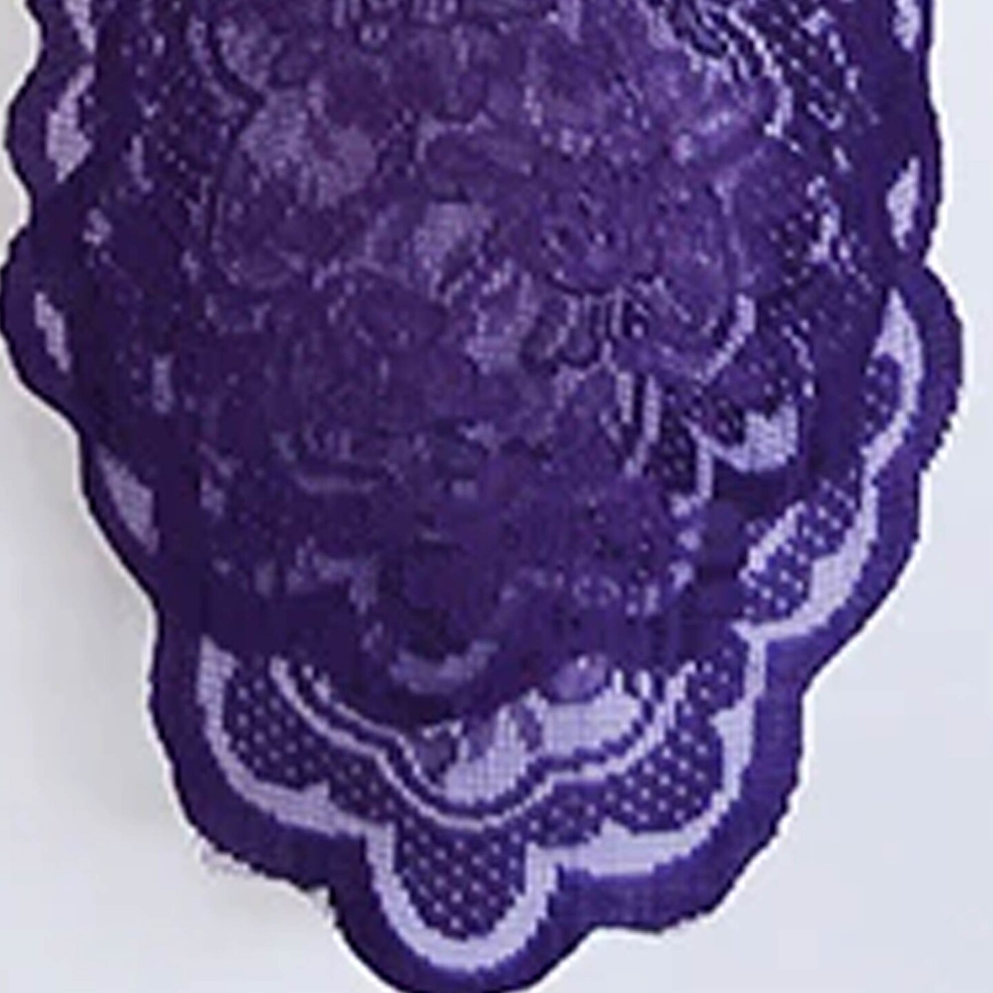 10 Pieces Regency Purple Caspari Lace Chair Sashes for Wedding and Party Chair Decor 9x108 Inches