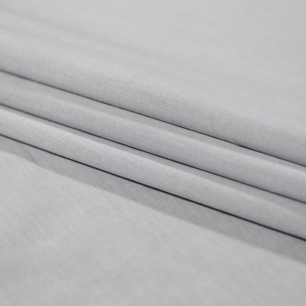 1 Yard Calendered Organic Cotton Oxford Gray Chesterton Collection
