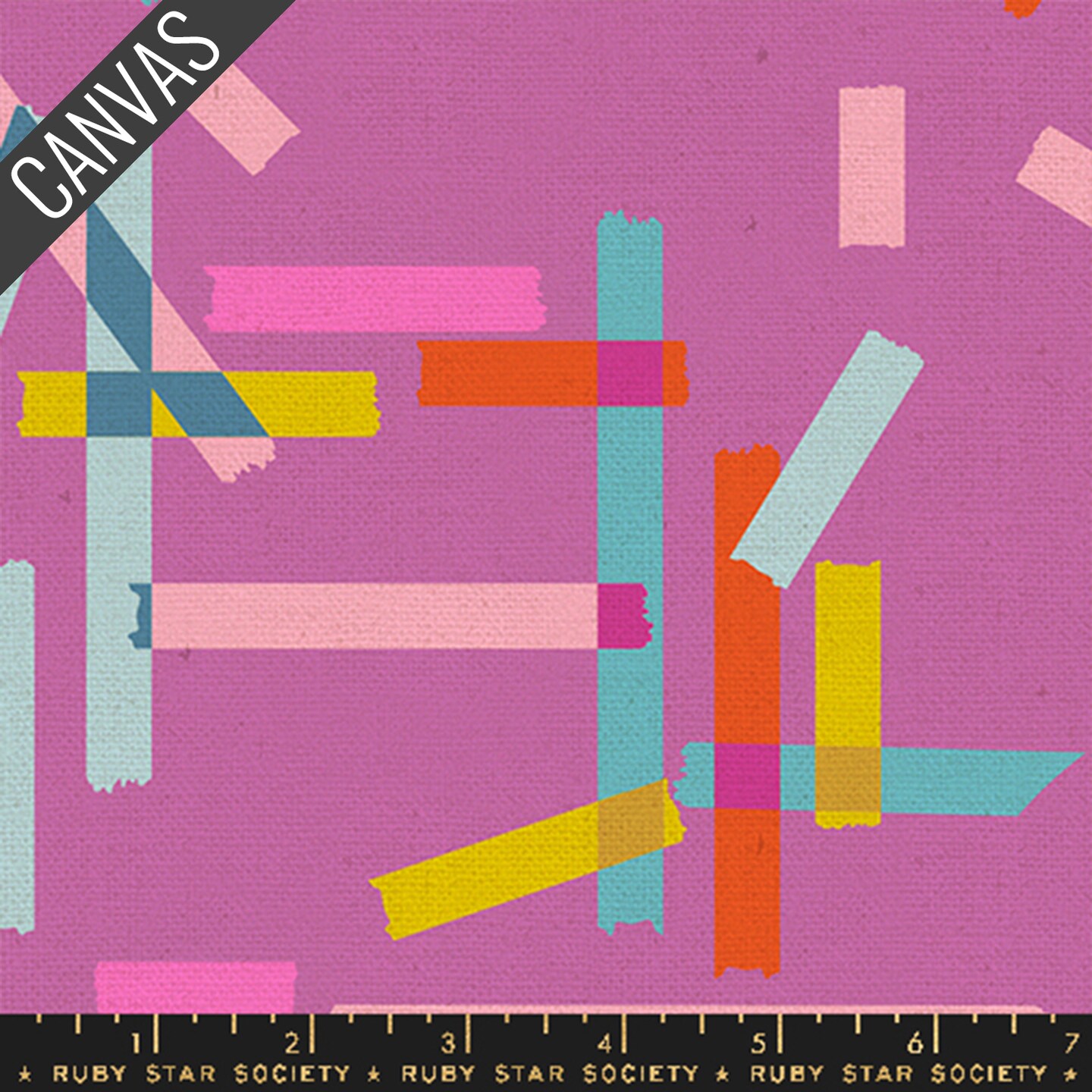 Washi Tape Canvas in Heliotrope (rs1106 13l) | Washi Plus | Rashida Coleman Hale | Ruby Star Society