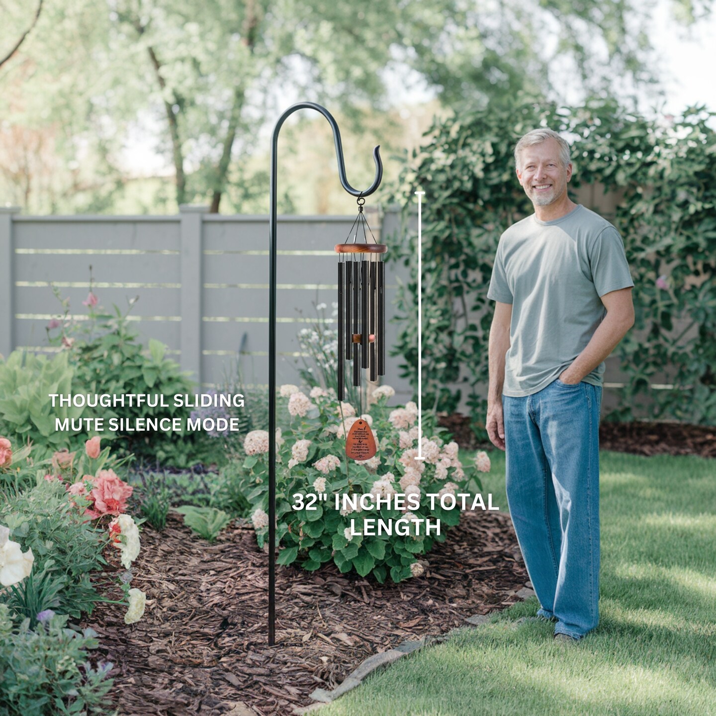 Pittsburgh Steelers Football Memorial Wind Chimes for Yinzer