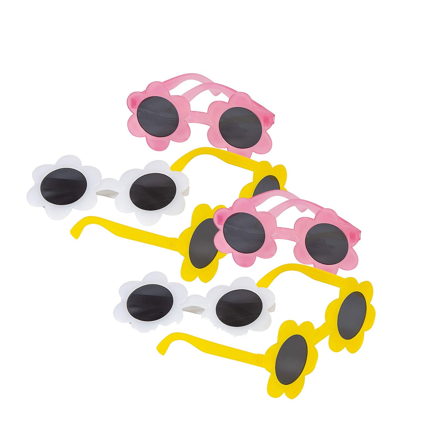 Kids Flower Shaped Sunglasses 12 Pieces