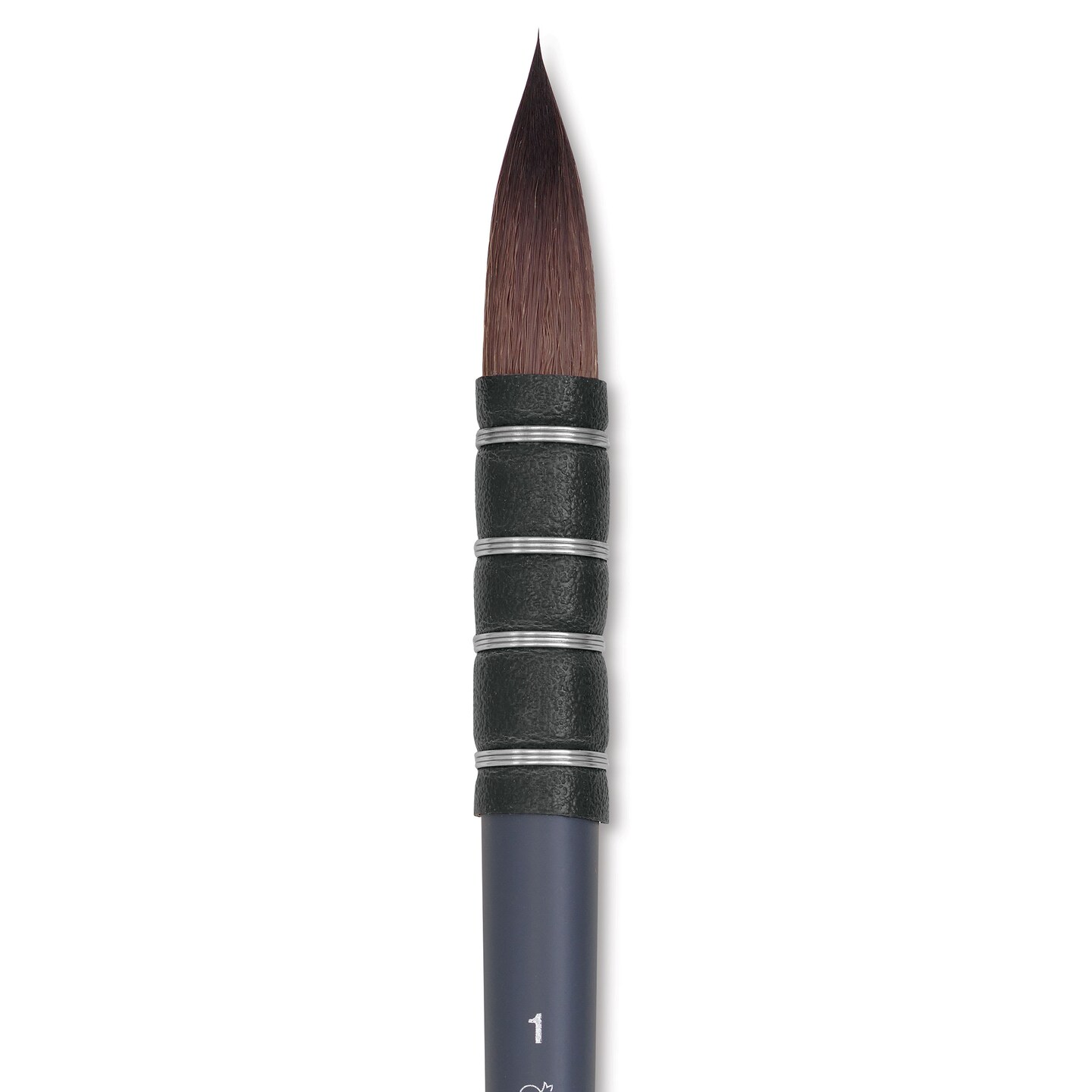 Winsor & Newton Professional Watercolor Synthetic Squirrel Brush - Quill, Short Handle, Size 1