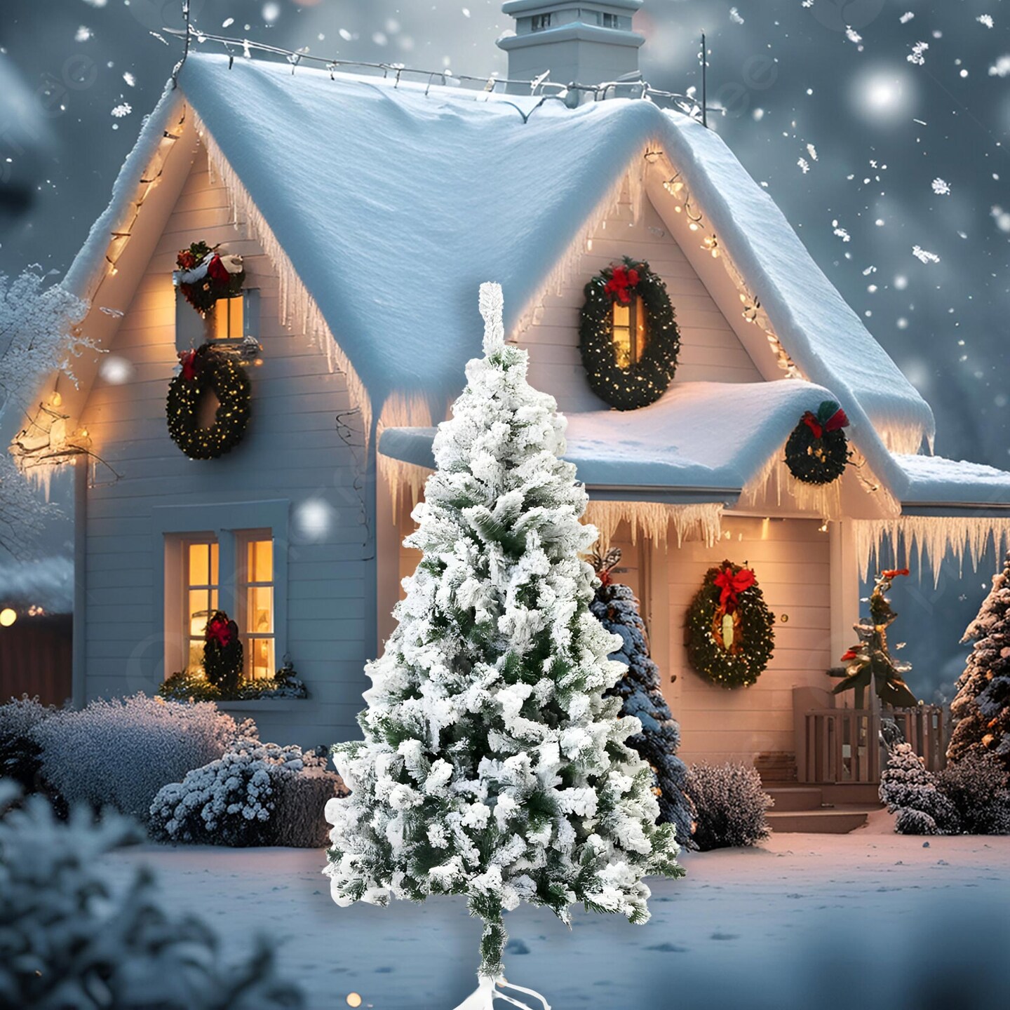 2ft holiday display Christmas Tree Mini Artificial Pine for Holiday Decor