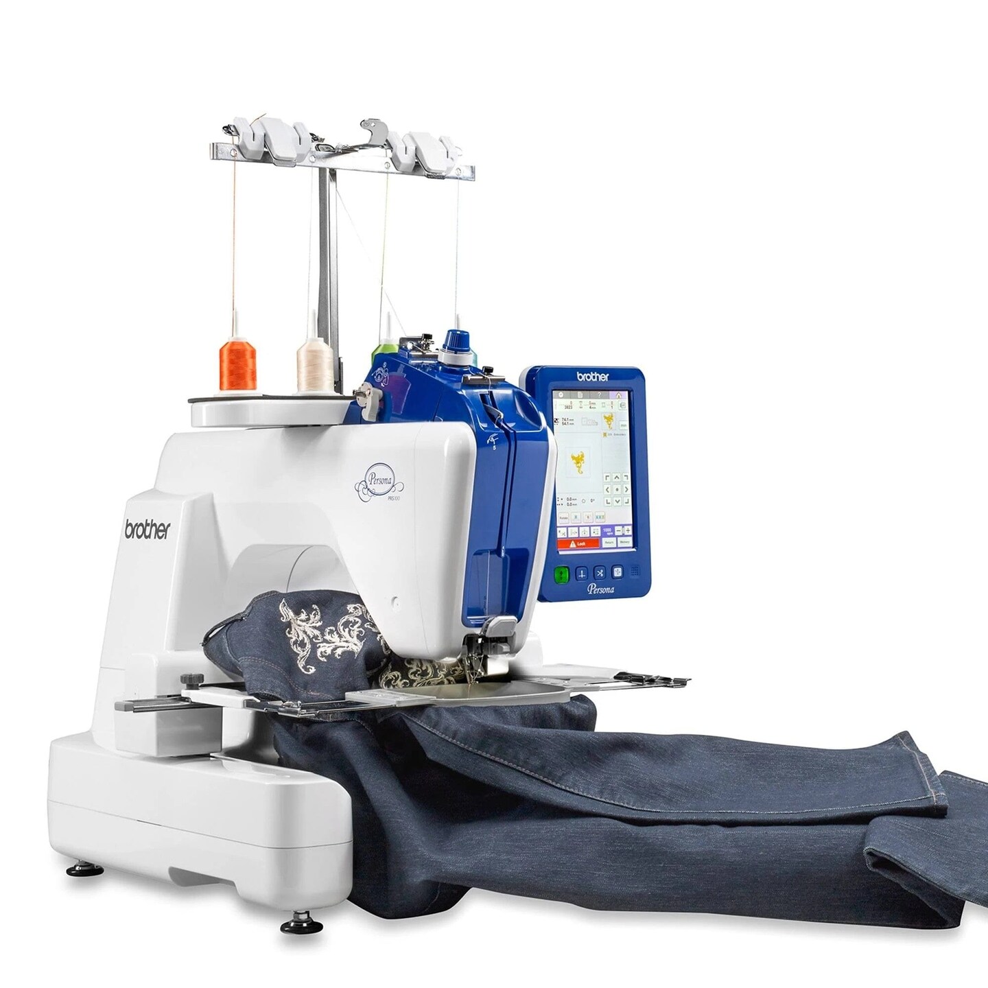 Brother PRS100 Single-Needle Embroidery Machine with w/ 40+ Accessories