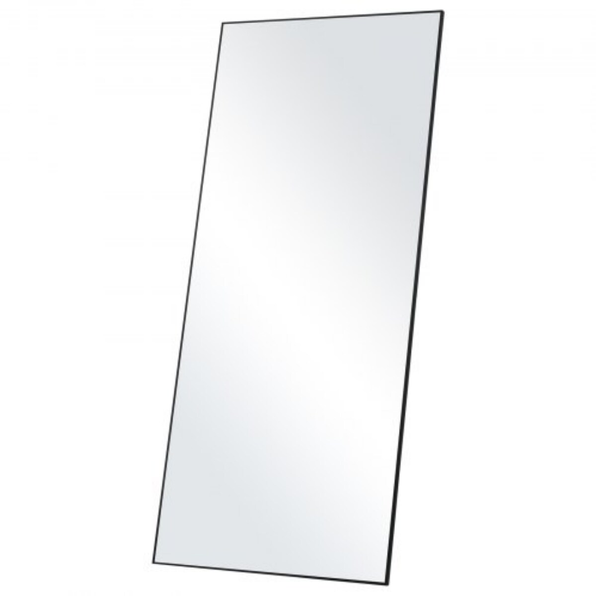 71-Inch Full-Length Black Floor Mirror – Explosion-Proof Tempered Glass