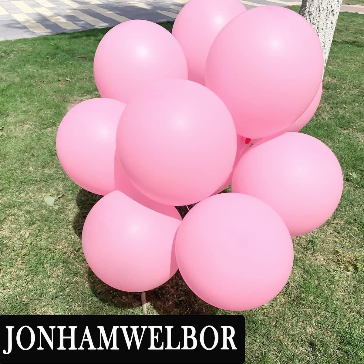 Pink Balloons 12 Inch 100 Pack Light Pastel Pink Latex Party Balloons
