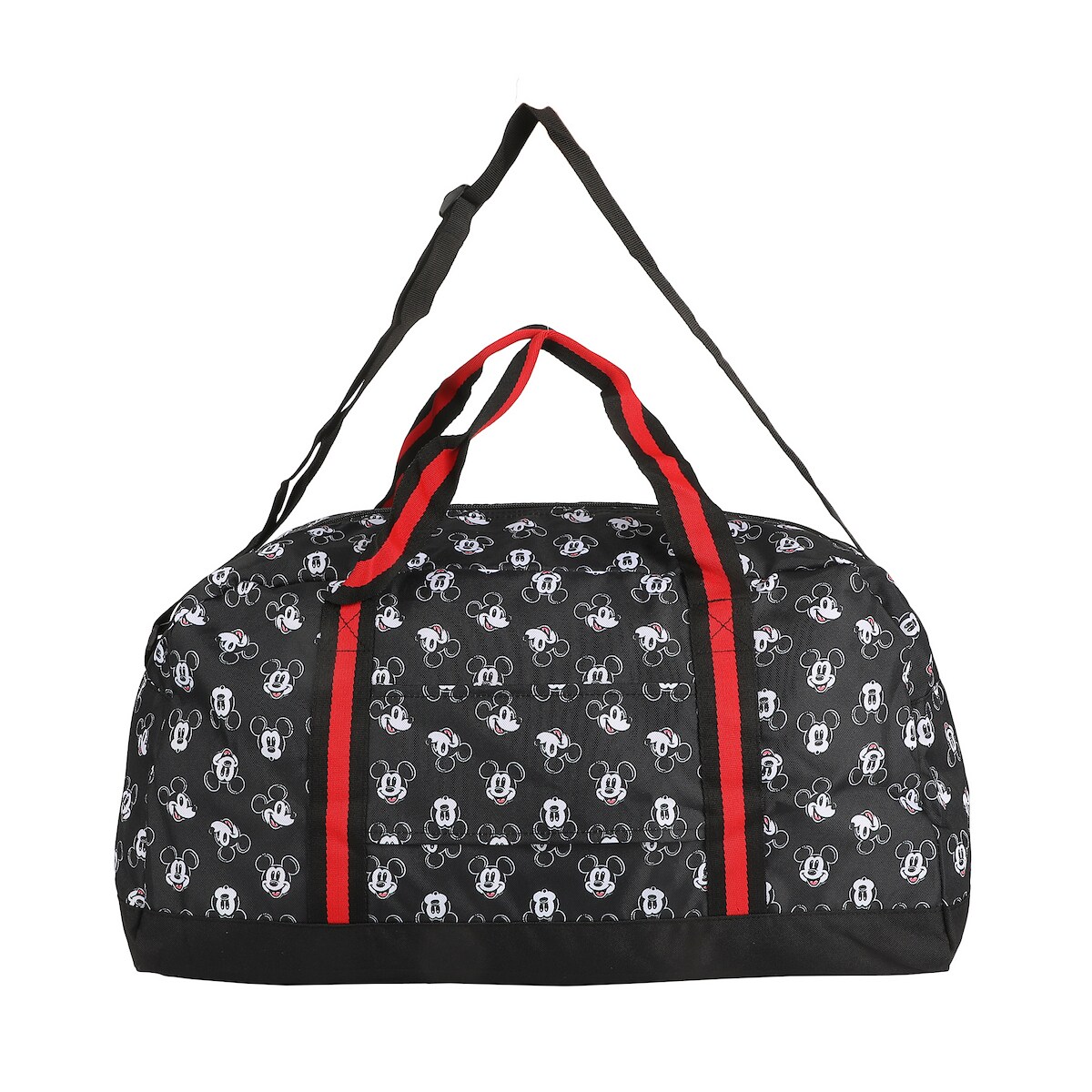 Disney Mickey Mouse Faces All-Over Print Black 21" Packable Duffel