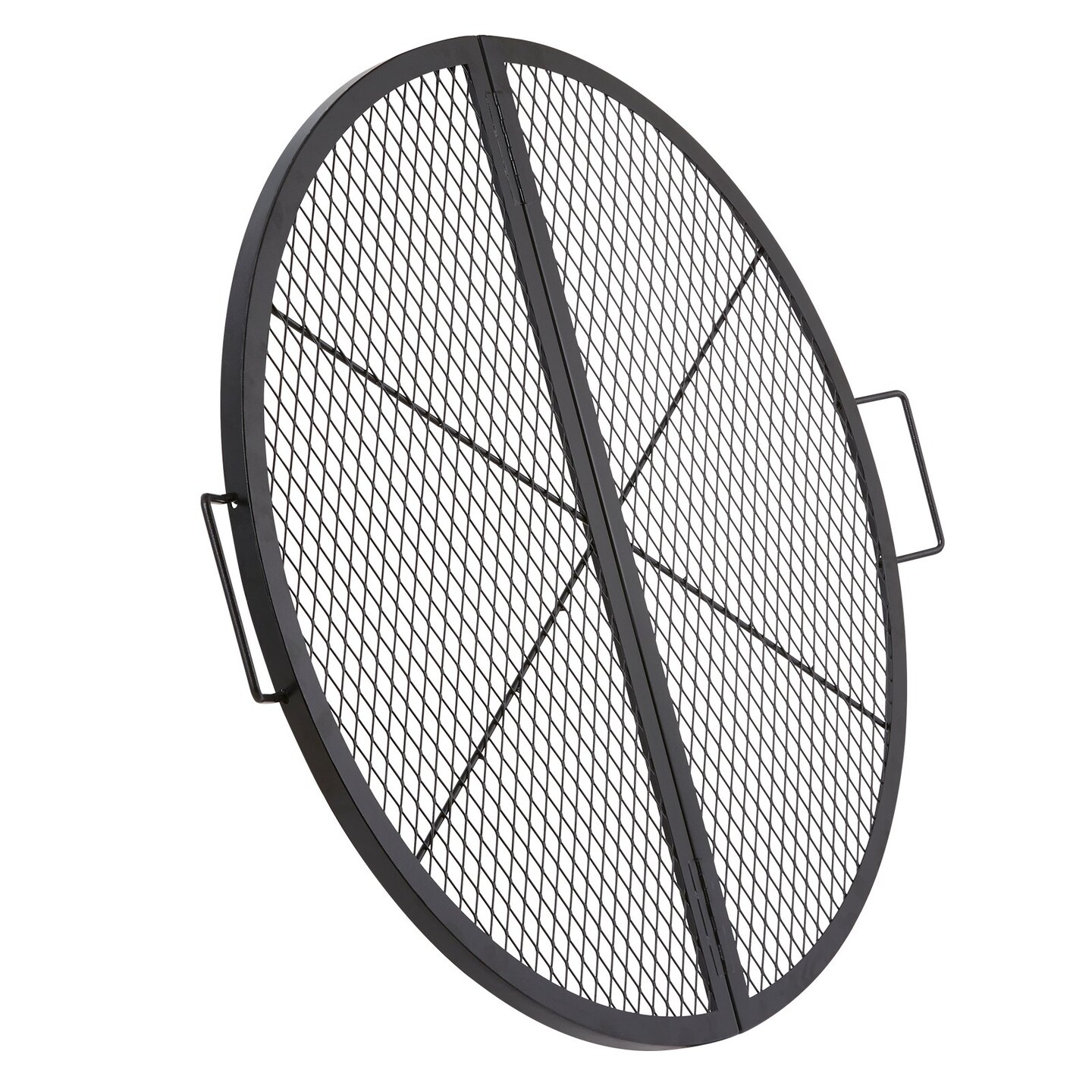 36-Inch Foldable Q235 Steel Fire Pit Grill Grate – High-Heat Resistant, Portable Cooking Rack