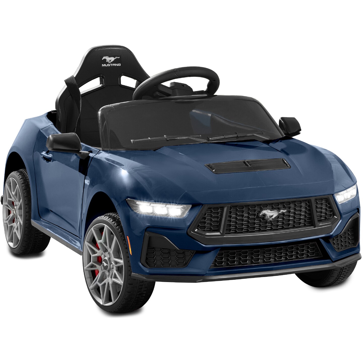 Best Choice Products Kids 12V Electric Ride-On Car Officially Licensed Ford Mustang w/ Remote, LED Lights