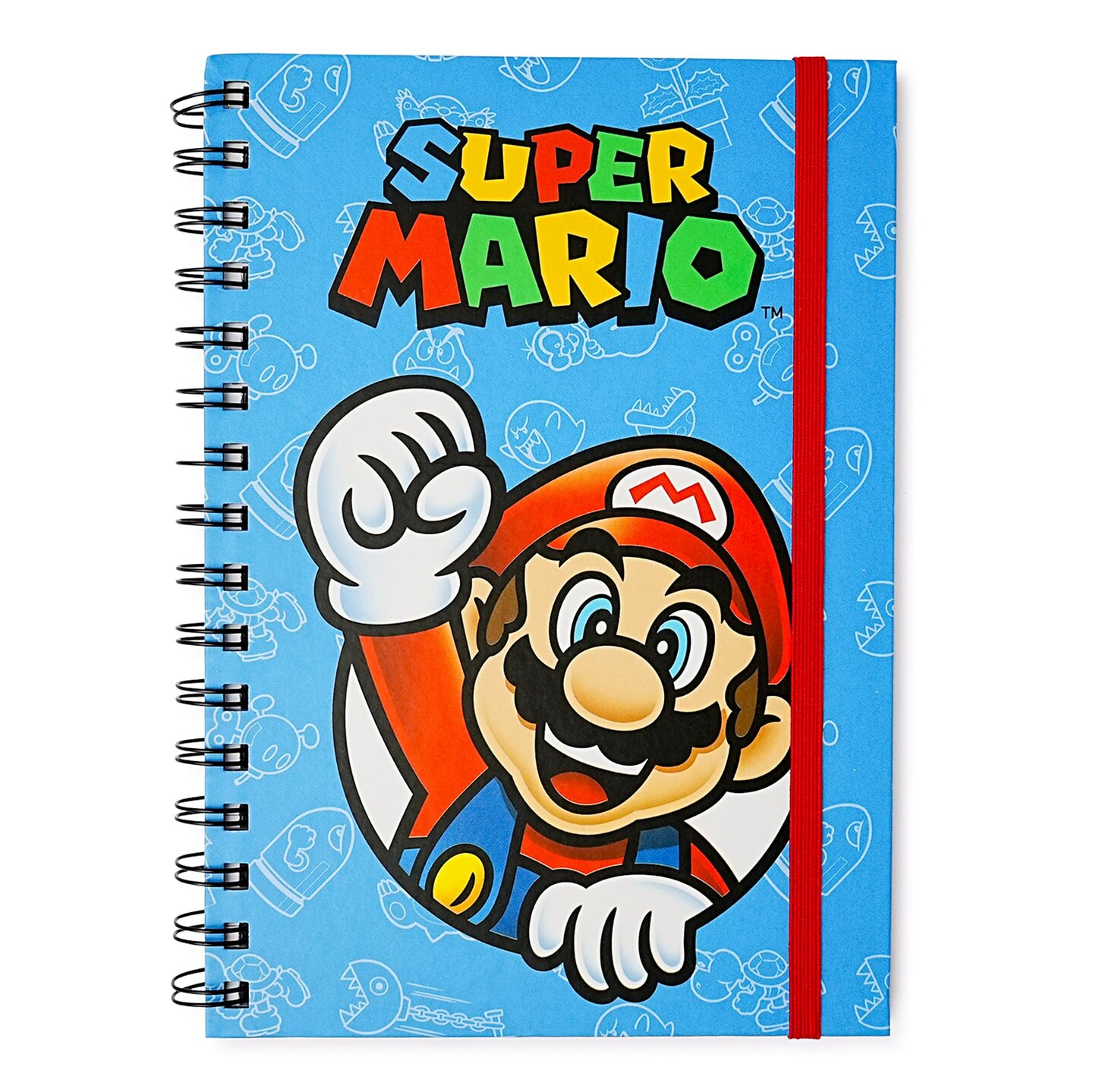 Super Mario Spiral Notebook With Elastic Closure | Michaels
