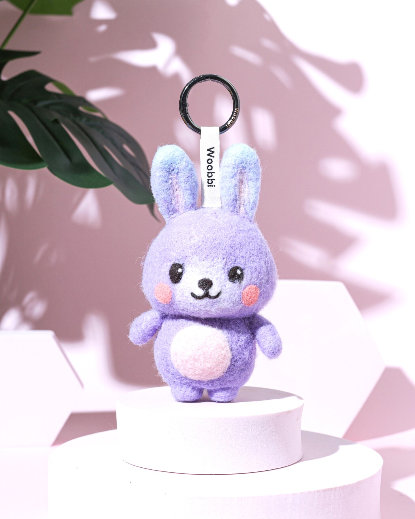 Kiki the Bunny | Needle-Felted Wool Bag Charm | MakerPlace by Michaels