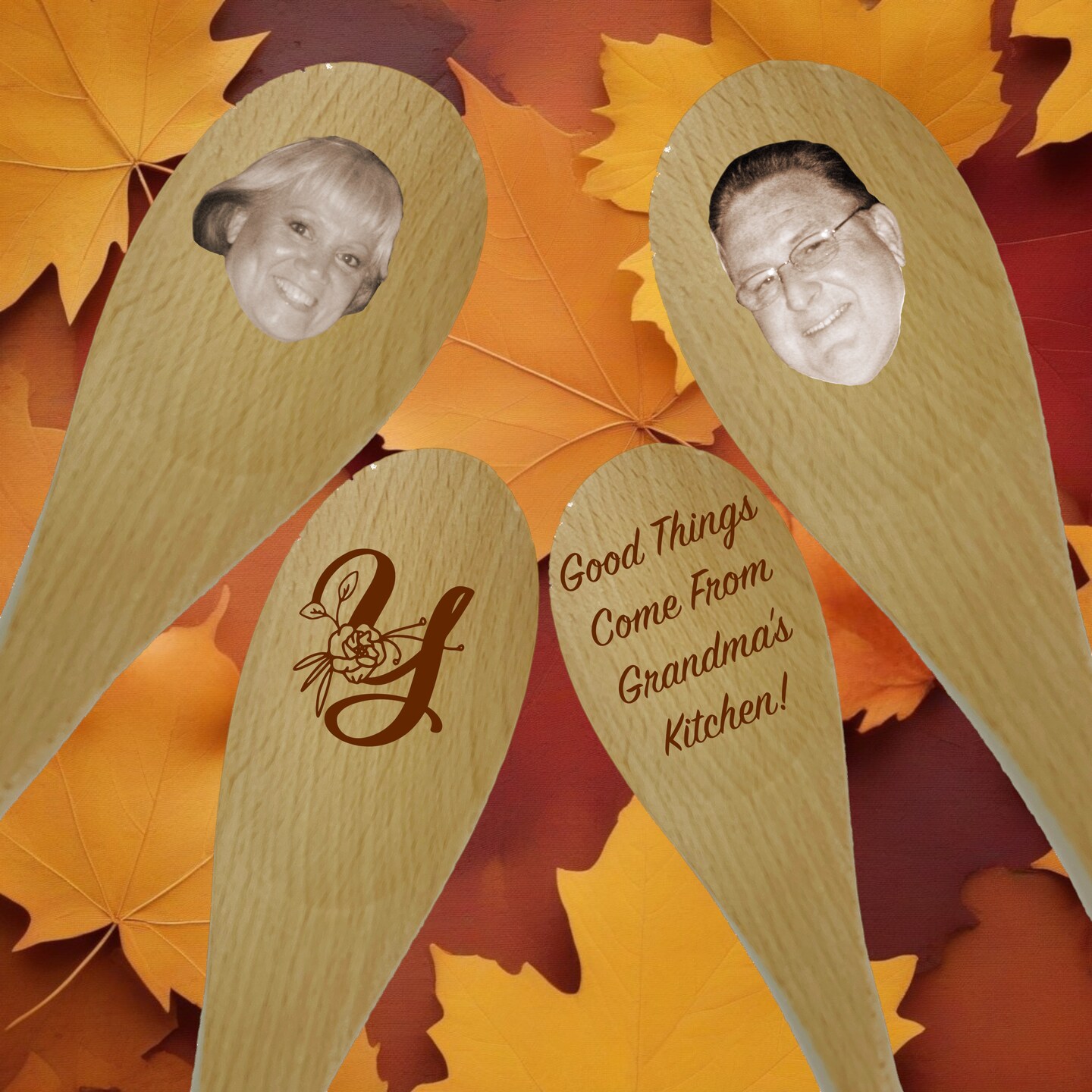 Personalized Wood Spoon With Face, Funny Cooking Gift, Gag Gift ...