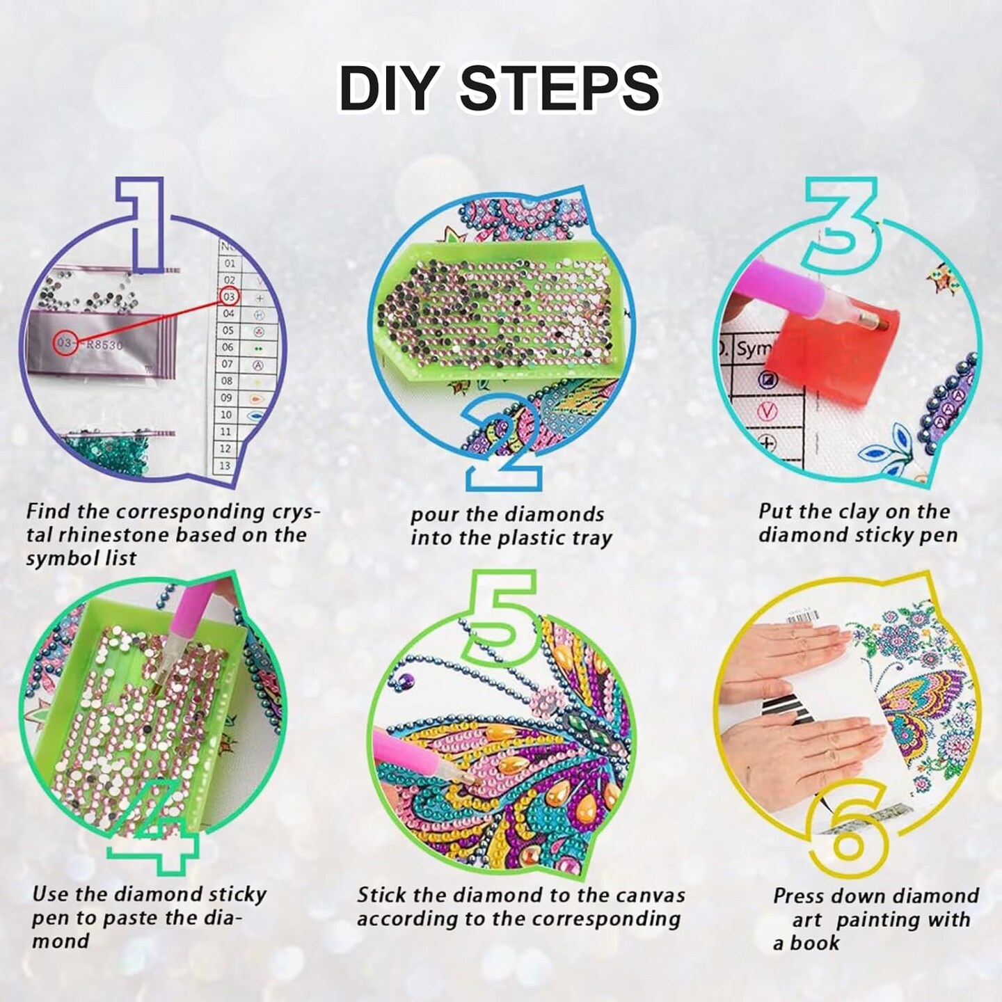 Special Shape Flower Diamond Art Painting Kits for Adults,Flag Diamond Art Kits for Beginners,Flower Pot Diamond Art Kits for Home Decor12×12inch/30×30cm