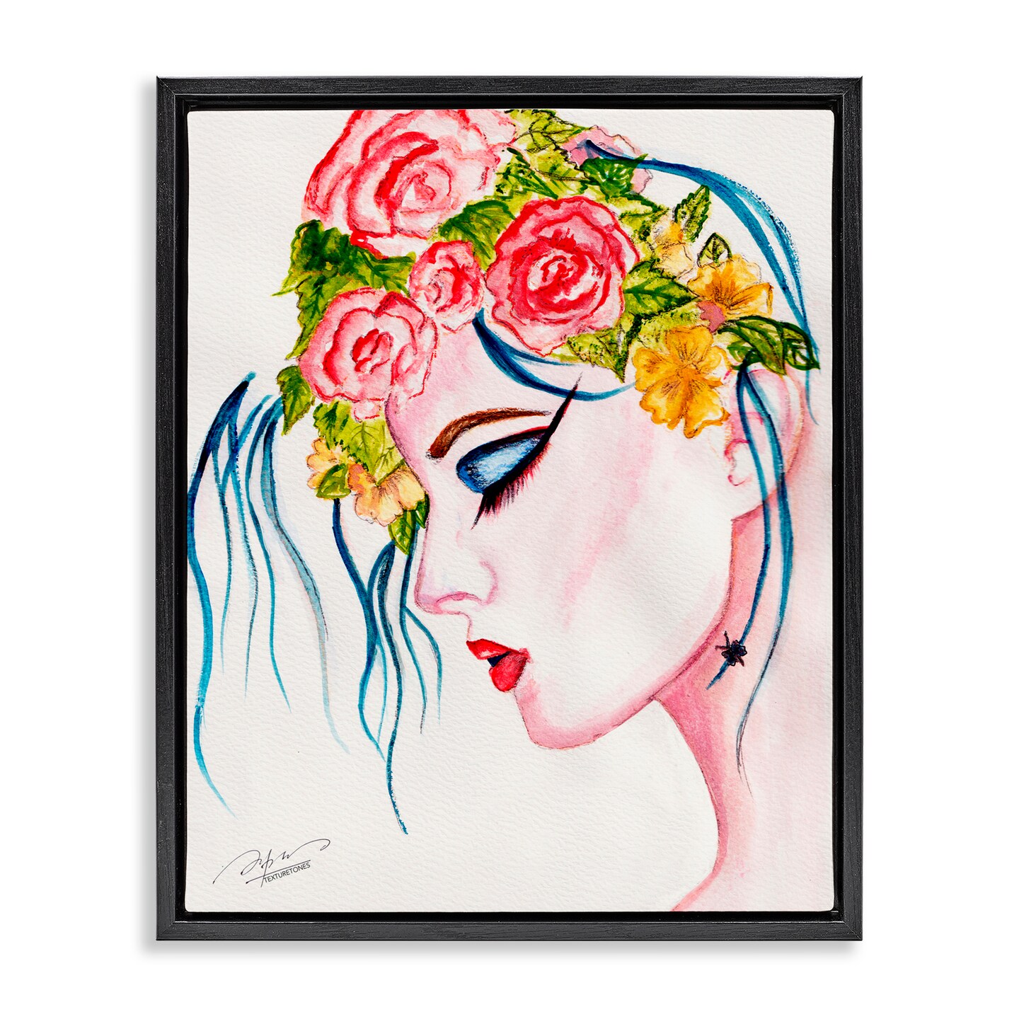 Stupell Industries Elegant Feminine Abstraction Floating Frame By Texturetones