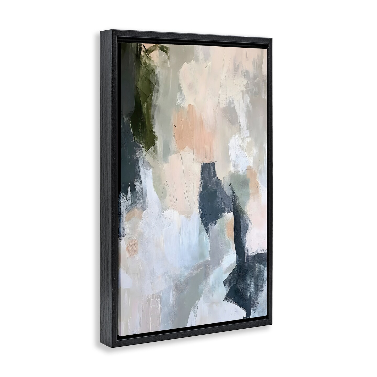 Stupell Industries Moody Impressionist Abstract Floating Frame By LSR Creative Studio