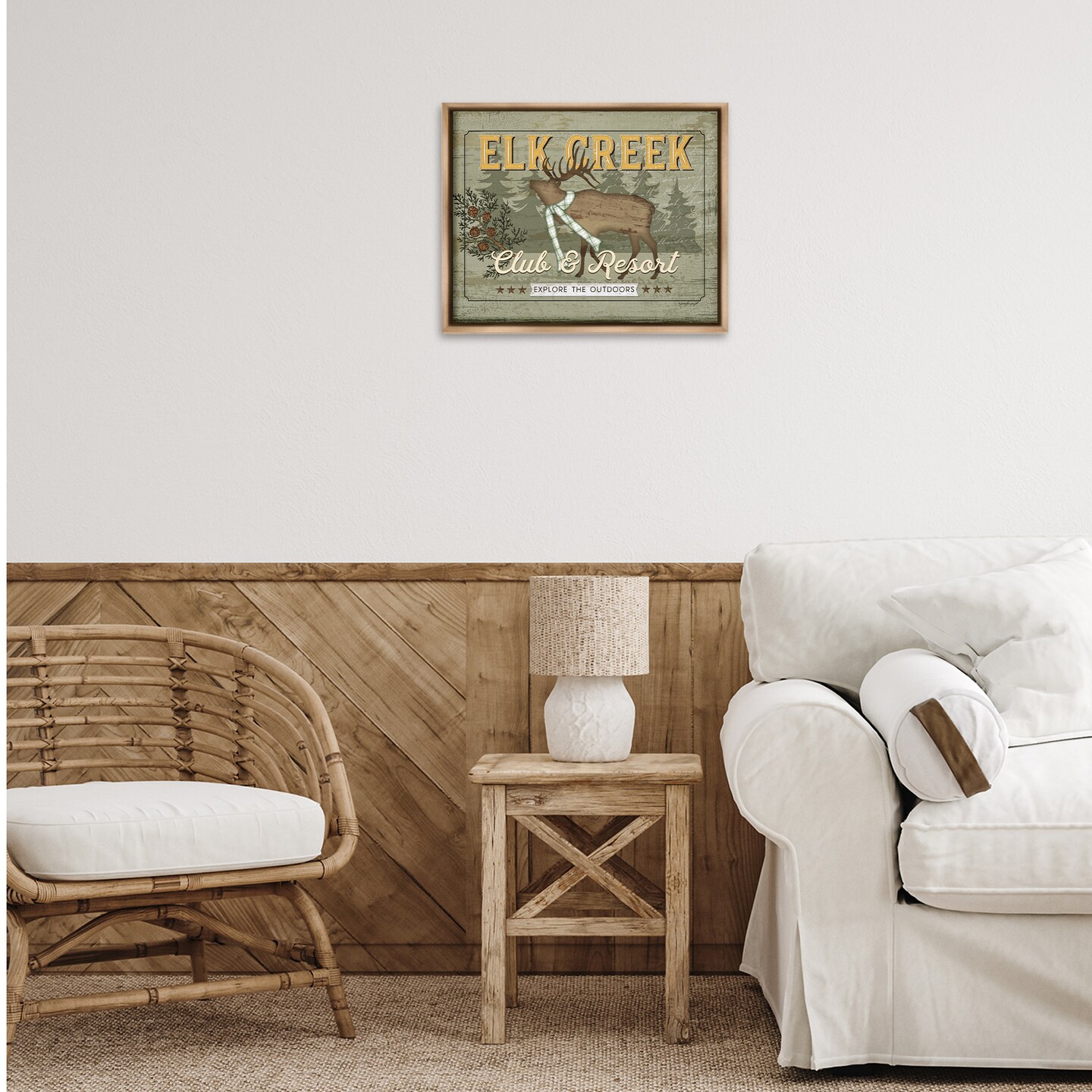 Stupell Industries Elk Creek Club Resort Floating Frame By Jennifer Pugh