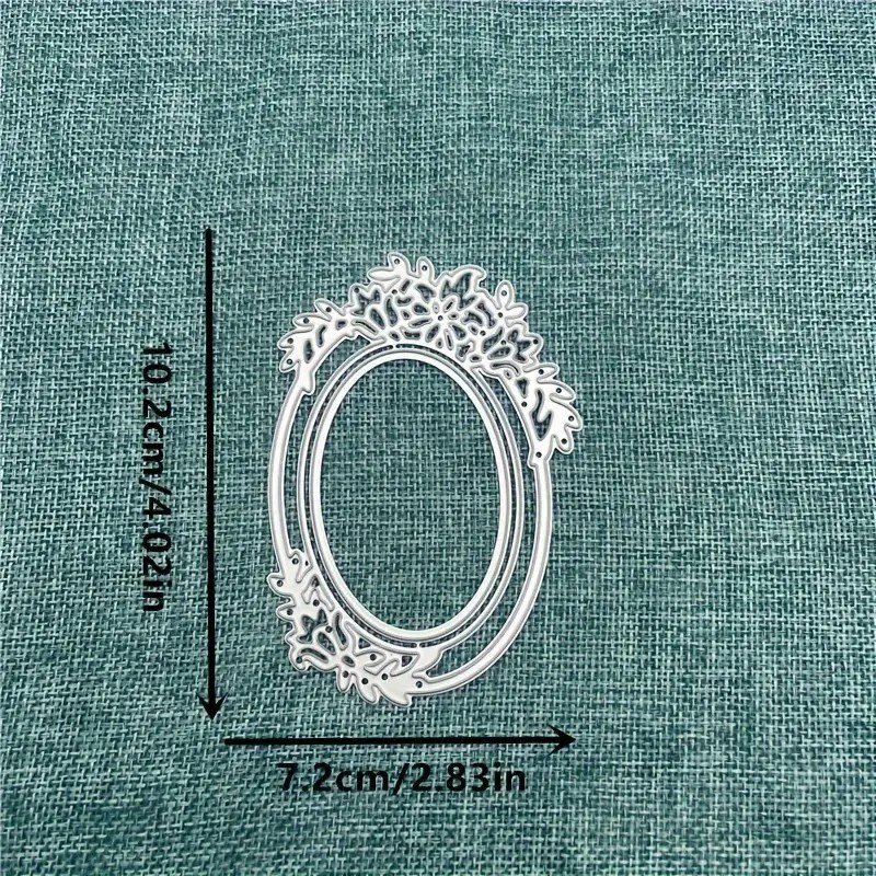Metal Elegant Oval Frame Die-Cutting Die