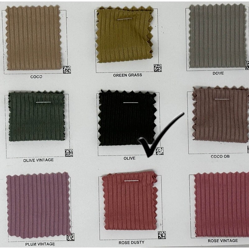 1 Yard 4x2 Yummy Brushed Rib Knit Fabric for Loungewear, Tops, Dresses 58–60 Inches Wide