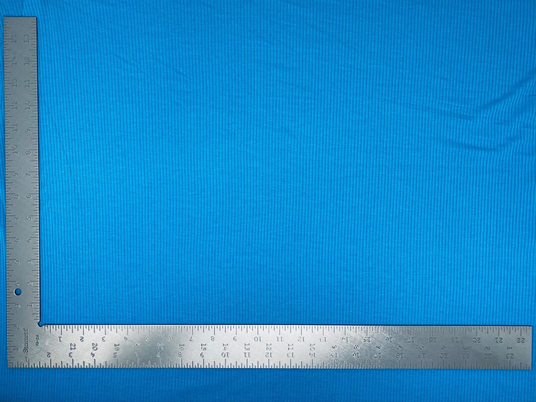 1 Yard 4x2 Rib Knit Solid Fabric Stretchy Durable Soft 52"-53" Inch Width