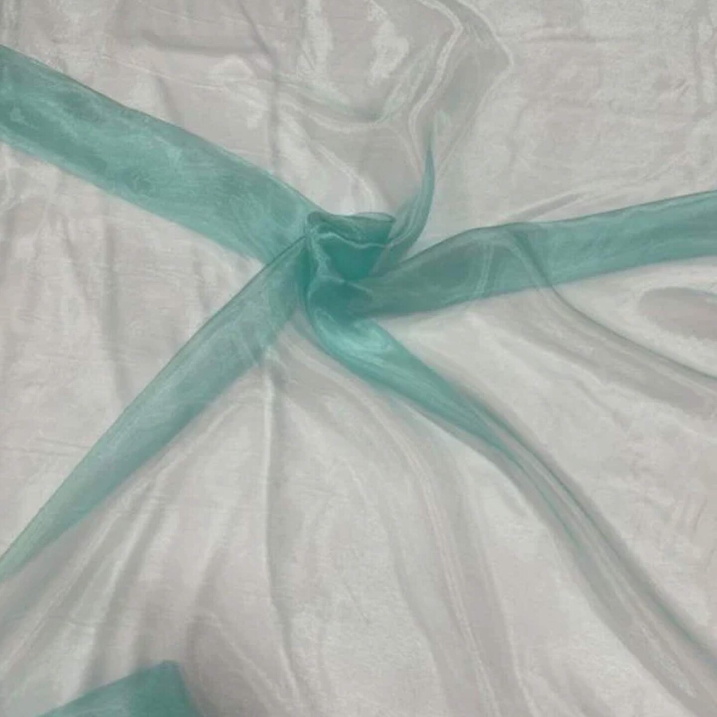 1 Yard Sheer Organza Fabric Crisp Lightweight Elegant Material for Decor Fashion Crafts