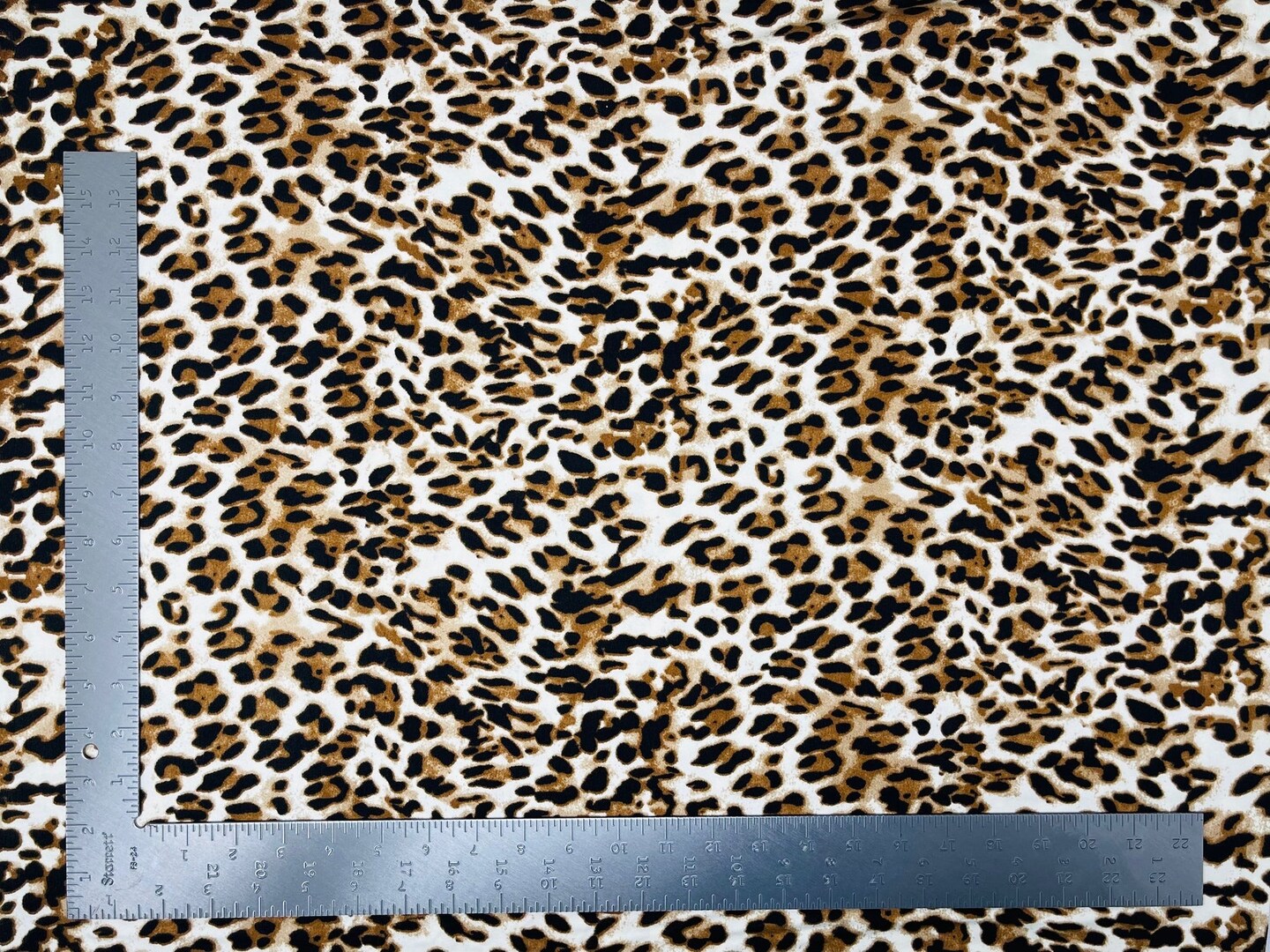 1 yard DTY double brushed animal print knit fabric 58"-60" inch soft ...