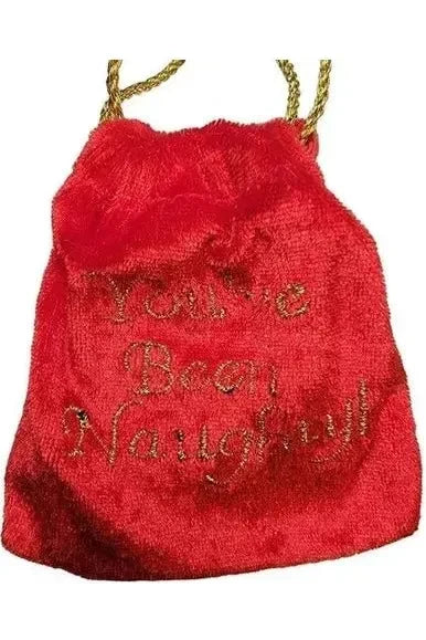 Santa Bag with a Lump Of Coal
