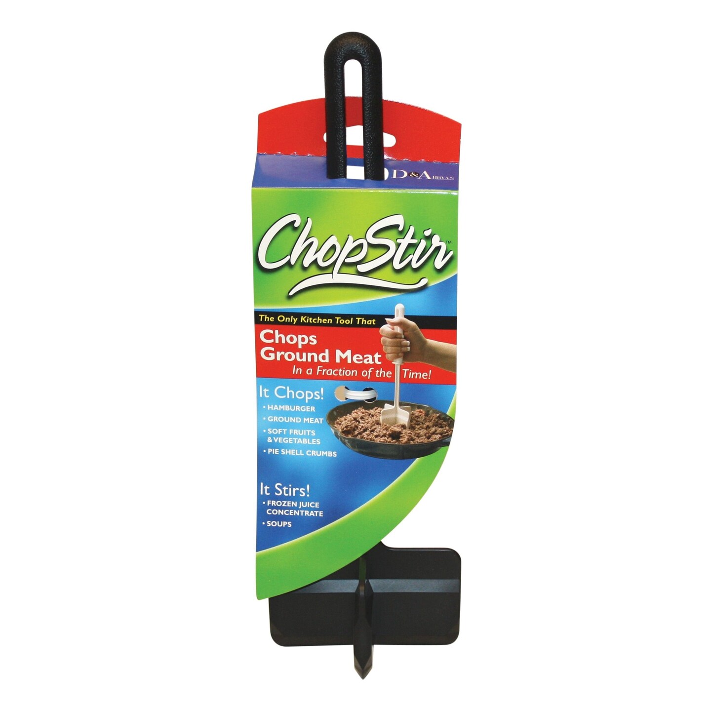ChopStir Original Hamburger Ground Meat Vegetable Frozen Concentrate Egg Food Chopper