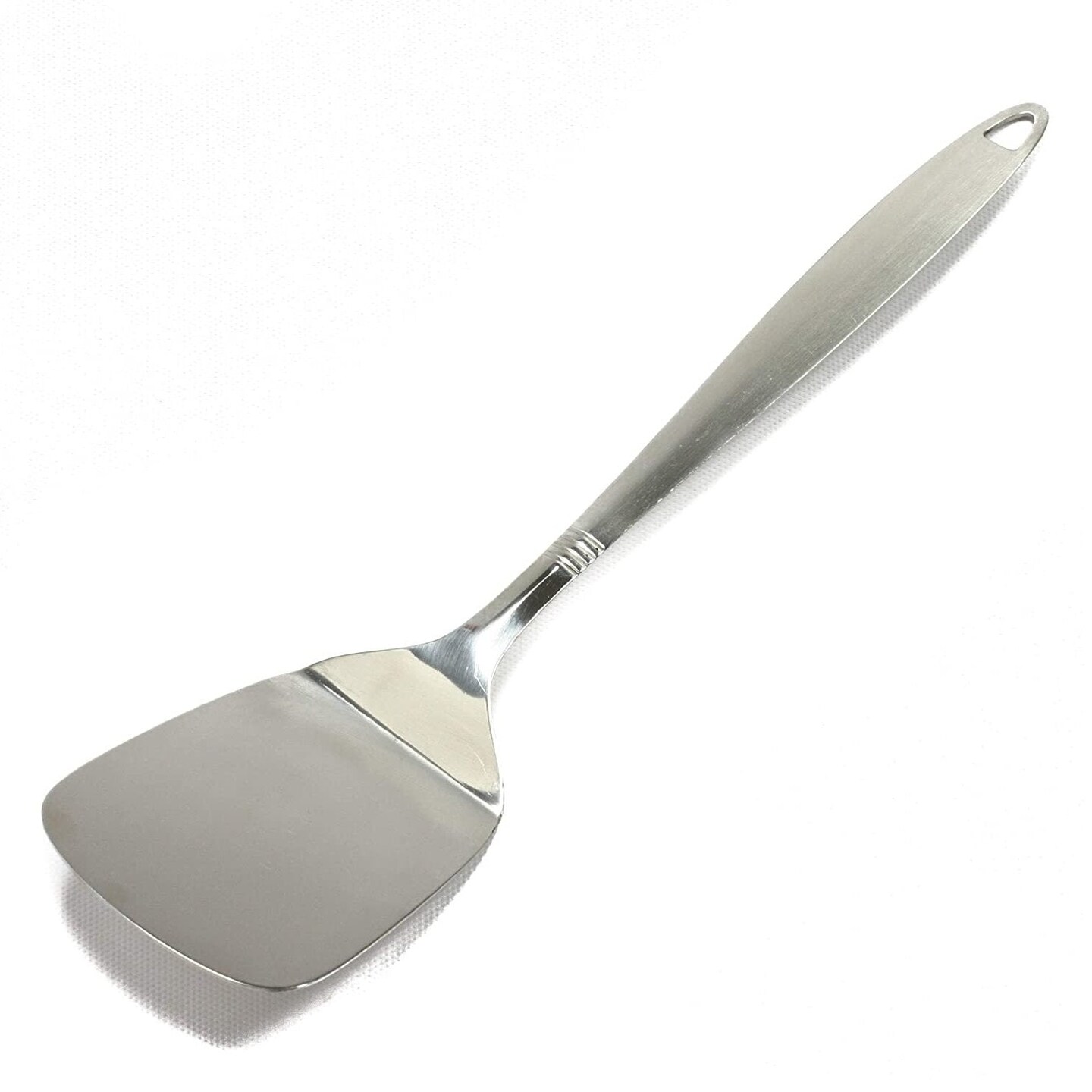 Chef Craft 12.5&#x22; Stainless Steel Solid Turner Spatula with Attractive Brushed Finish Handle