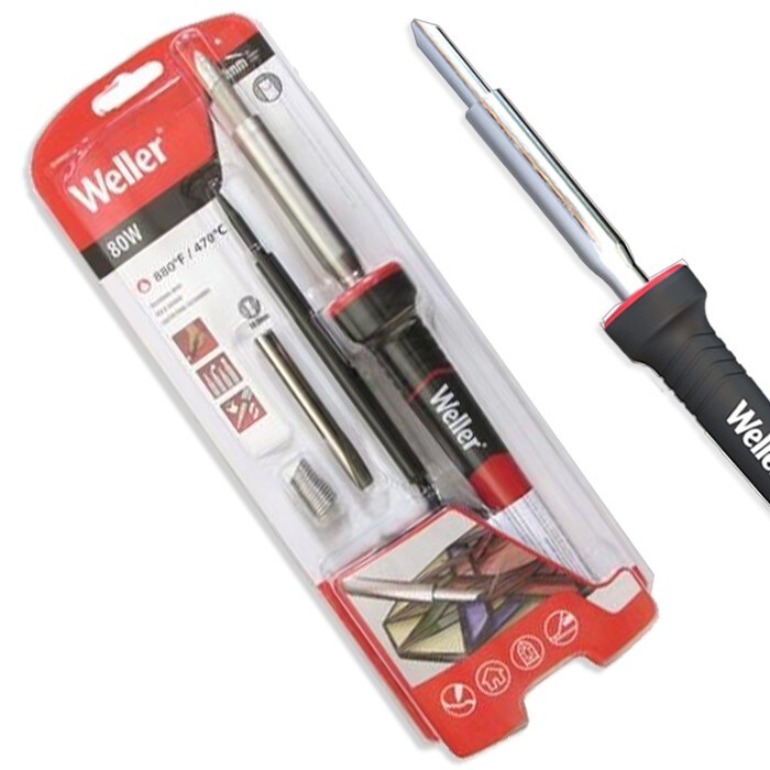 Weller 80 Watt Soldering Iron Kit with Extra Tip #WLIRPK8012A
