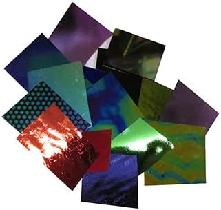 CBS Dichroic Assorted Glass Jewelry Pack Thin Black 1/4lb.Bag 90coe