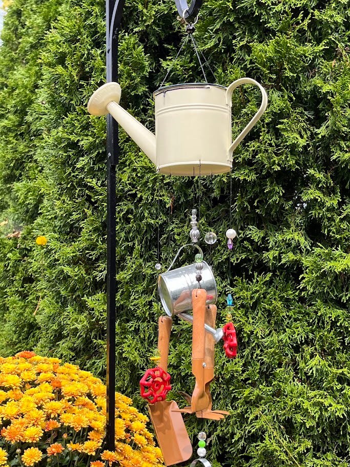 Whimsical Art Windchime - Garden LOVE