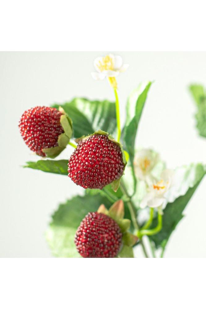 24&#x22; Strawberry Blossom Spray