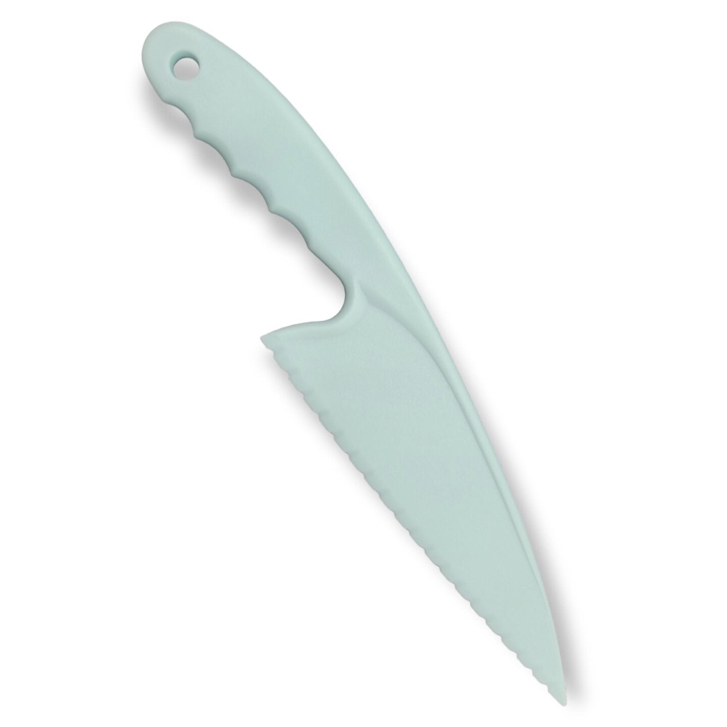 Handy Housewares 11.5&#x22; Long Nylon Lettuce Knife, Prevents Browning, Serrated Blade for Cutting Veggies, Fruit, Cake, Bread and More - Random Color