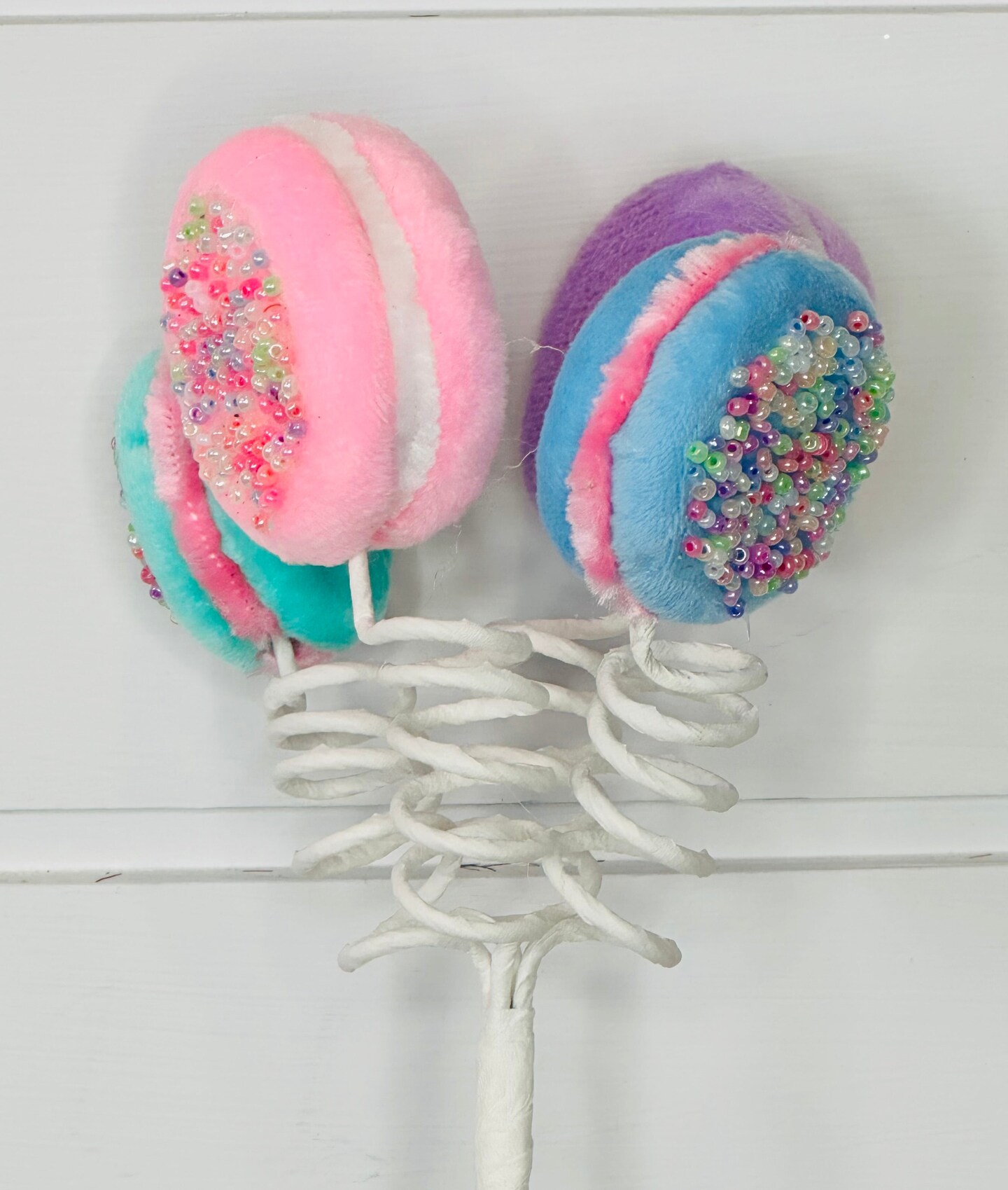 16L&#x22; Macaron Pick - Pastel Delight in Pink, Teal, Purple, and Blue-63204MIX