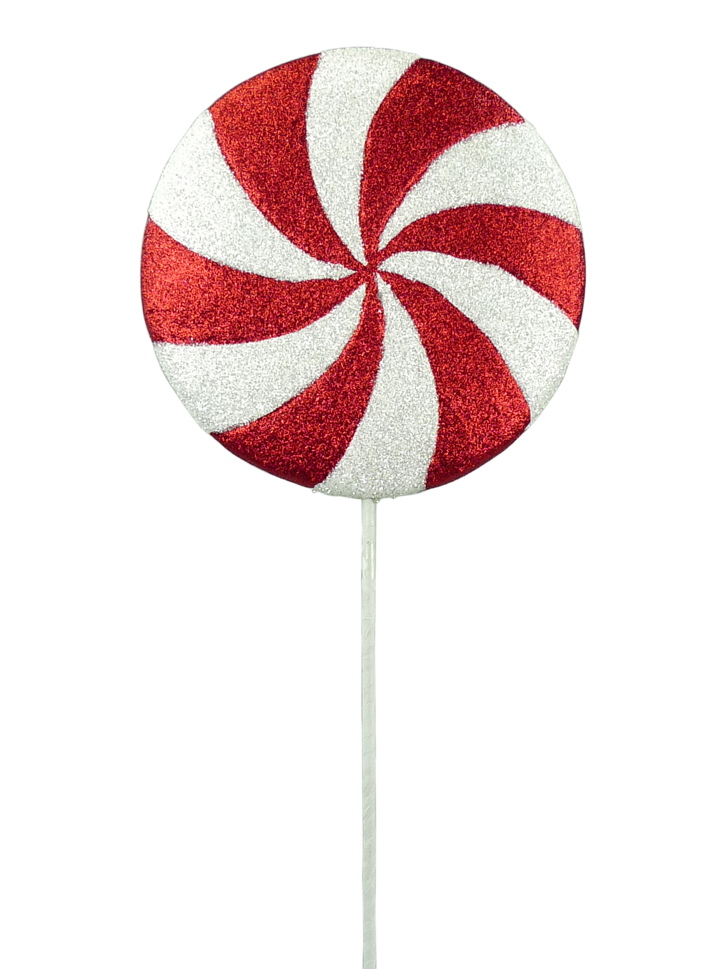 24&#x22;x8&#x22; Peppermint Lollipop Spray in Red and White by TCT Crafts - Festive Holiday Decor-84913RDWT