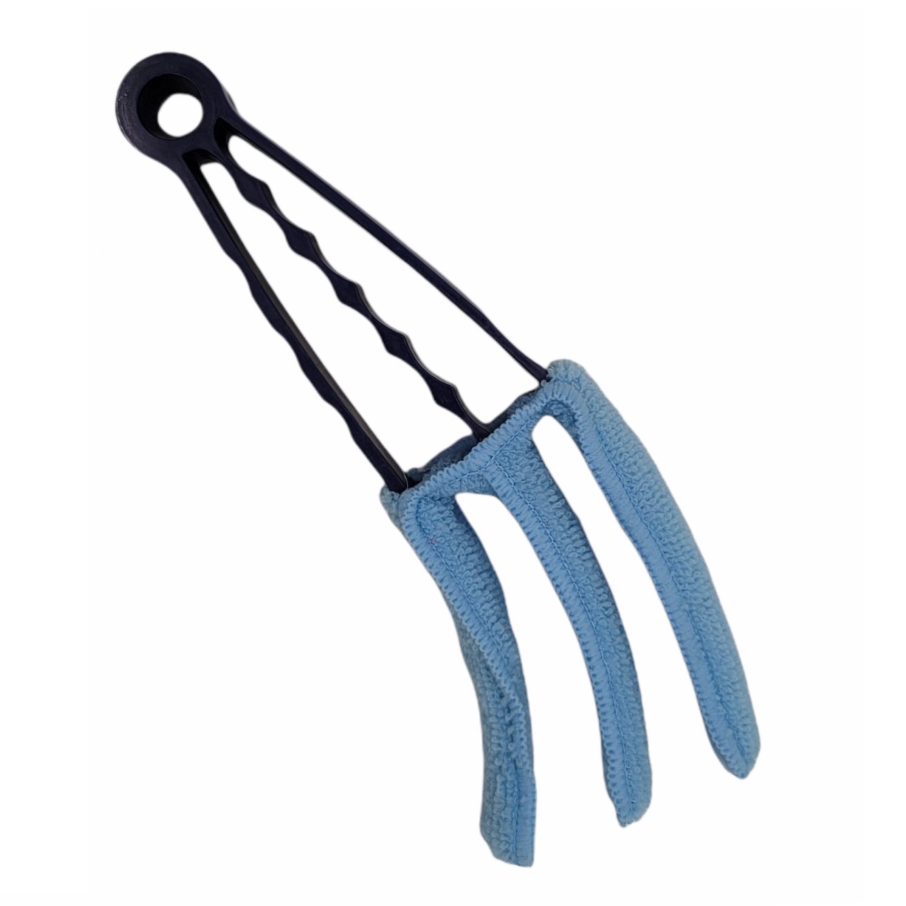 Window Blind Cleaner Duster Brush with Washable 3 Finger Microfiber Sleeve, Shutter Cleaning Tool