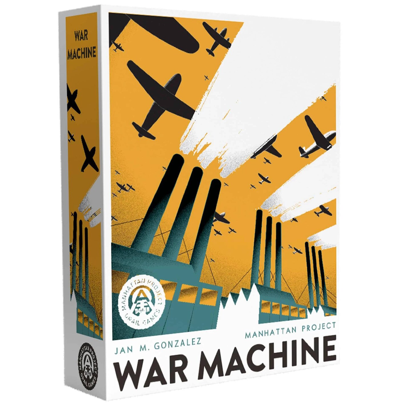 Matagot: Manhattan Project: War Machine - Strategy Board Game, Grow &#x26; Develop A Nation, Building &#x26; Resource Management, Age 12+, 1-4 Player, 30-60 Min