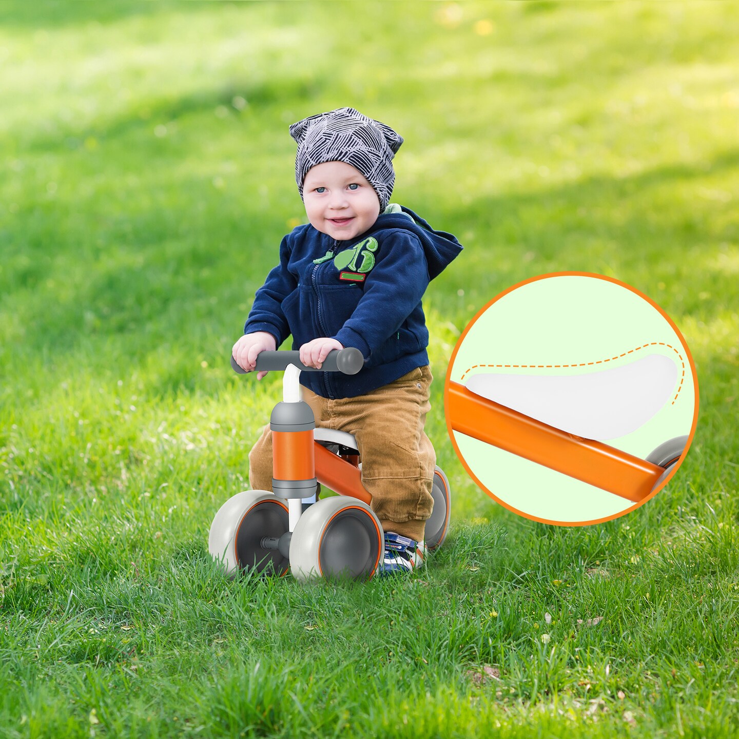 Toddler Tricycle Kids Trikes Tricycle, Balance Training, Gift & Toy for Boy & Girl