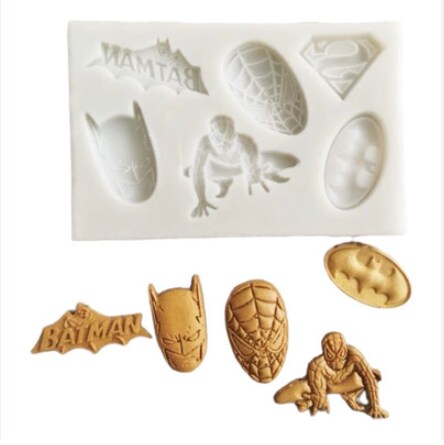Superhero Silicone Mold 2 MOLDS