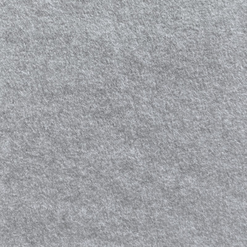 Solid Fleece No-Sew Throw Kit - Light Blue/Heather Gray (50x60)