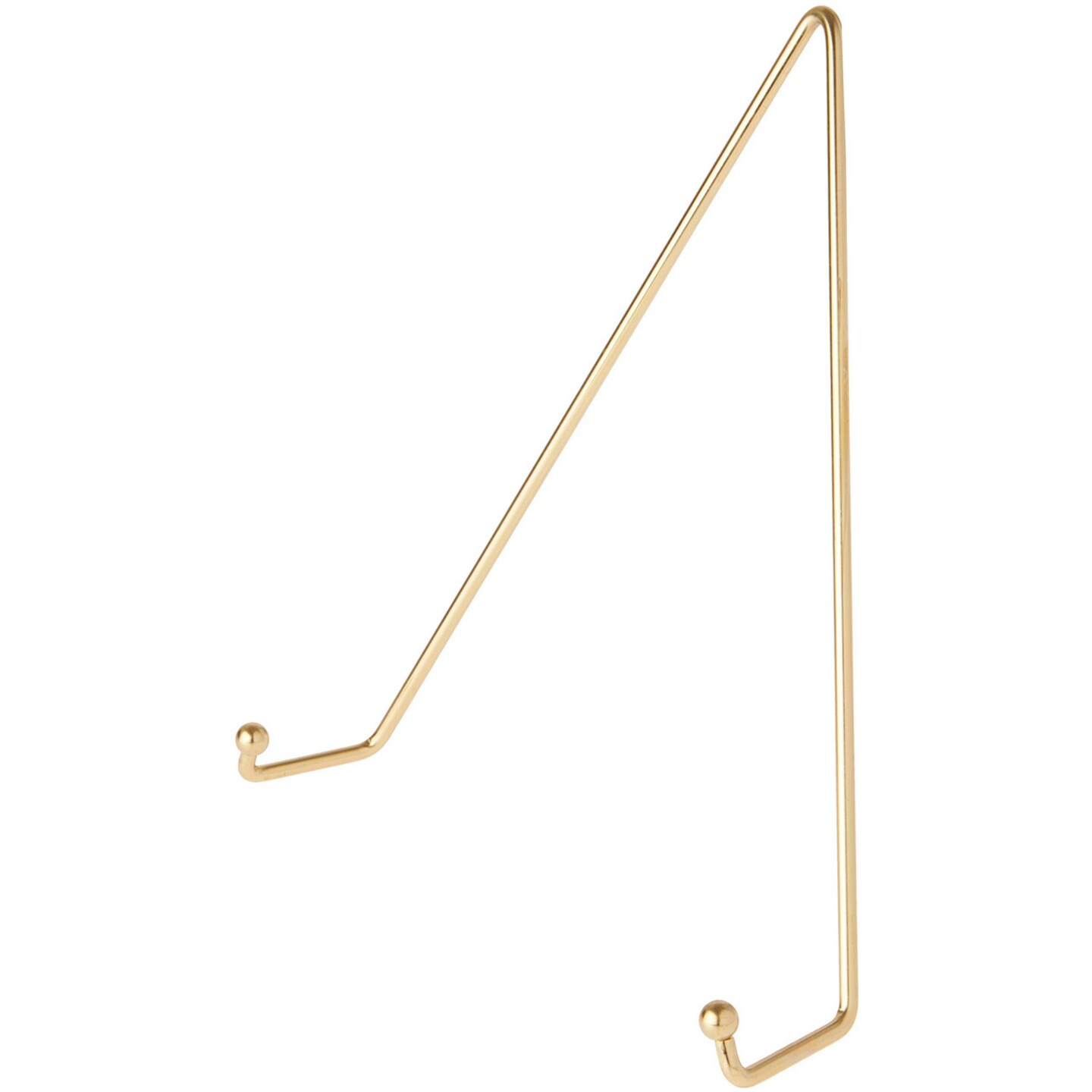 Bard&#x27;s Shiny Gold-toned Wall Mountable Plate Hanger, 10&#x22; H x 8.25&#x22; W x 2&#x22; D (For Plates 10&#x22; - 14&#x22;)
