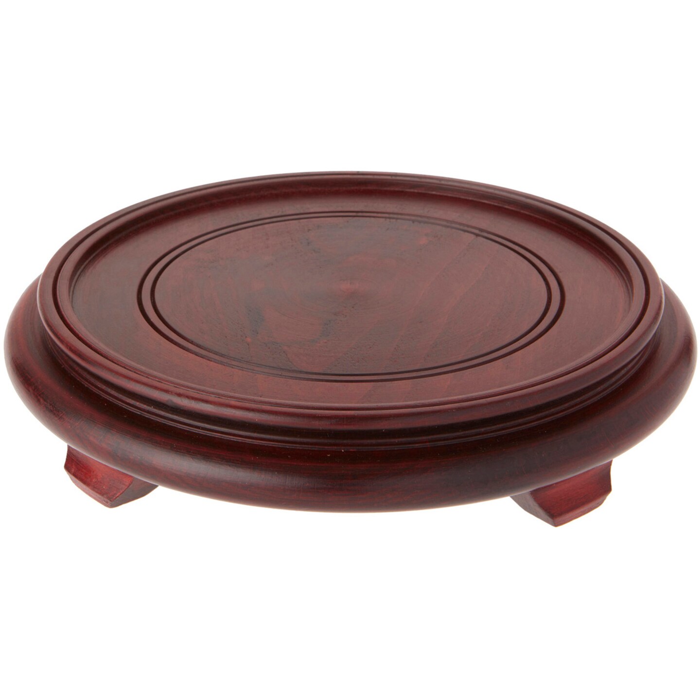 Bard's Dark Wood Decorative Base, 2.125" H x 10" W x 10" D (8" Display Diameter)